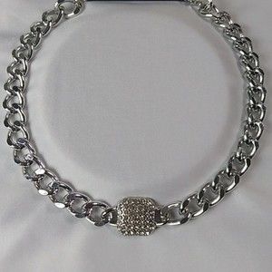 💎💞Square Rhinestone Pendent Choker!